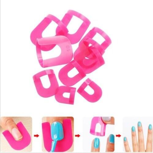 DIY Manicure Nail Gel Model Clip Edge Polish Glue Overflow Beauty Tool