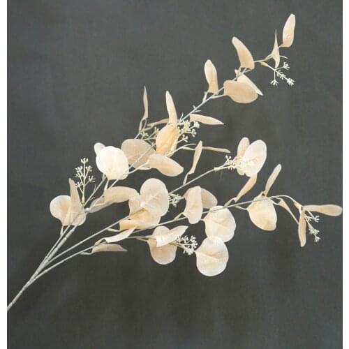 Fake Flowers Plant Nordic Style Eucalyptus Artificial Plants Wedding Silk Flower Bunch for Home Hotel Party Living Room Decor