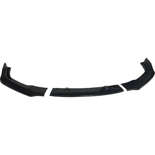 Macha For Mitsubishi Lancer Front Lip 3 Piece Front Bumper Insert Glossy Black car FRONT BUMPER body kit Spoiler Splitter bumper lip