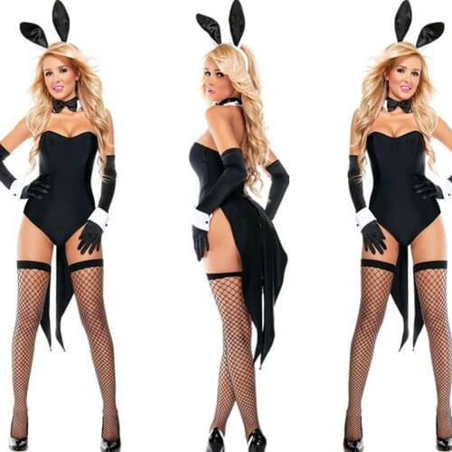 Fashion Halloween Costume Bunny Girl Sexy Temptation Costume Show Clothes Sexy Lingerie