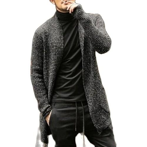 2021 Spring Autumn New Cardigan Men Sweater Men Casual Mens Sweaters Knit Sweater Warm Mens Sweater Male Outwear Coat