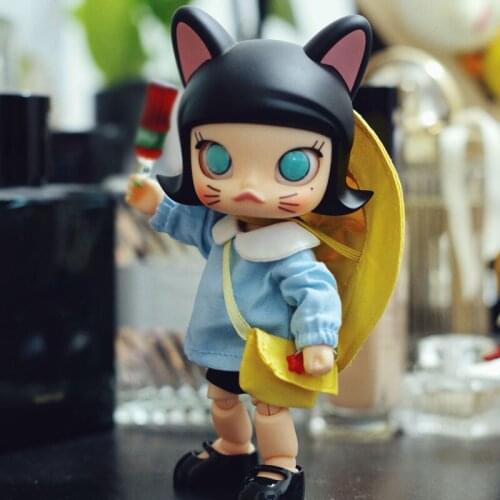 Molly doll clothes Little Red Riding Hood clown can wear cute Kawaii kindergarten suit hat+bag+coat+pant