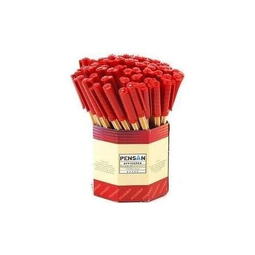 Original PENSAN BALLPOINT OFİSPEN 1010 KIRMIZI60LI