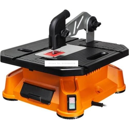 WX572 Multifunctional Table Panel Saw Curve Saw Woodworking Table Sawing Machine For Wood/PVC/Aluminum/Tile Cutting 220V 650W