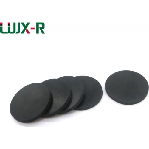 LUJX-R 5pcs H1/2/3mm Flat Gasket Solid Plain Washer Nitrile NBR Rubber Sealing Ring Black Seal Gaskets OD10/15/20/25/30/40/50mm
