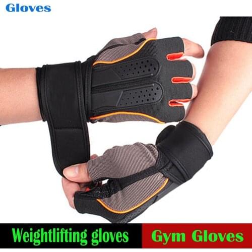 Tactical Sports Fitness Weight Lifting Gym Gloves Training Fitness Bodybuilding Workout Wrist Wrap Exercise Glove for Men Women