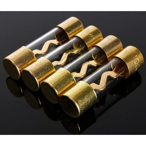 4Pcs Car Audio Refit AGU Fuse Holder 4/8 Gauge Wire With 4pcs 100 AMP Fuse 8.5cm / 3.34"