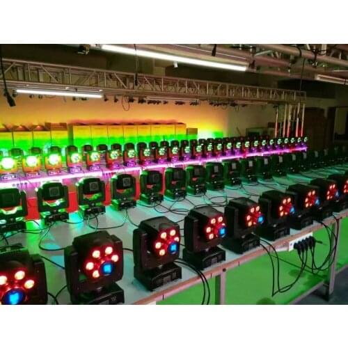 6pcs/lot Factory sale 30w led spot moving head light+6x12w 4in1 LED wash beam lamp DMX stage effect lights