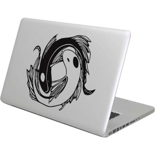 Yin Yang Koi Fish Avatar the Last Airbender Laptop Sticker for Macbook Pro 16 Air Retina 11 12 13 15 Inch Notebook Mac Book Skin
