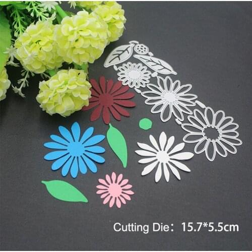 Flower Petal Metal Cutting Dies Stencil Scrapbooking DIY Album Stamp Paper Card