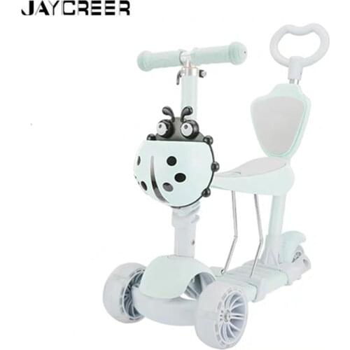 JayCreer Child Kids Baby Scooter & Balance Bike & Walker For Ages 12-60 Months