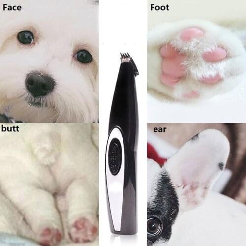 USB Charging Pet Paws Nail Cutter Dog Cats Electric Scissors Silent Nail Clipper Grinder Trimmer Grooming Tools
