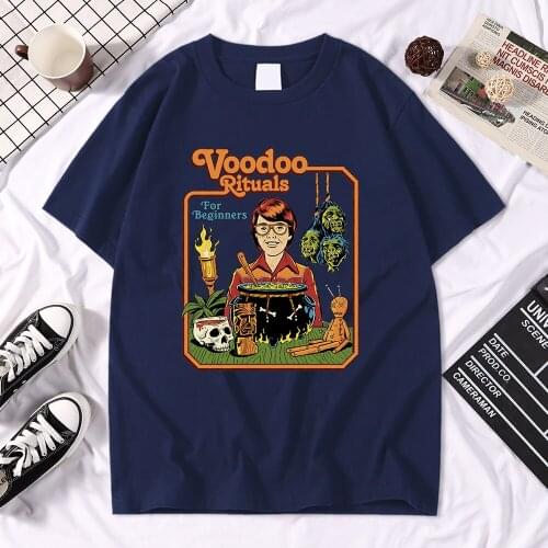 Voodoo Rituals For Beginners Printing Mens T-Shirt Style Slim T Shirt Fashion Soft Tshirt Simplicity Breathable Male Tee Shirt