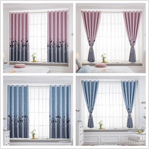 GY2847 Butterflu Flower DownPrinting 1PC Short Curtain Living Dining Room "Customise" Bedroom
