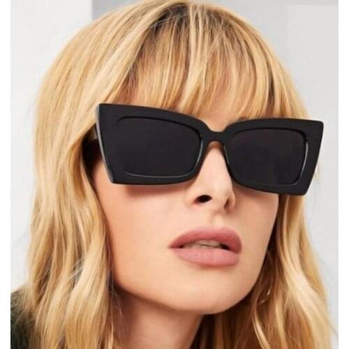 New Women Cateye Vintage Red Sunglasses Brand Designer Retro Points Cat Eye Sun Glasses Female Lady Eyeglass