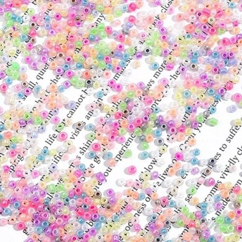 Wholesale 2/3mm Candy Color Glass Beads 500/1000Pcs Set Charm Seedbeads Spacer Beads For DIY Bracelet Necklace Jewelry Making