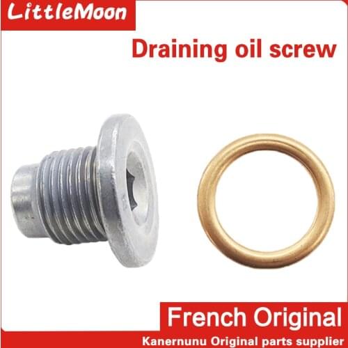 Littlemoon original new engine oil pan screw gasket 031139 031338 for Peugeot 207 308 408 508 3008 Citroen C3 C4 C5 DS3 DS4 DS5