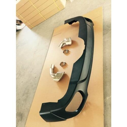 Suitable for 15 14 16 17 18 w X5 / F15 Round Modified Exhaust Pipe Tail Square Mouth Rear Lip Wheel Eyebrow