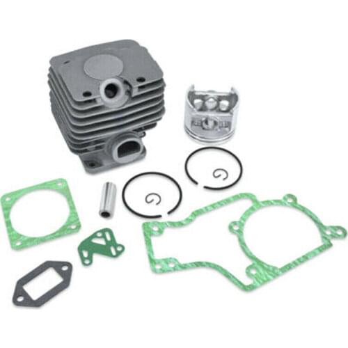 1 Set 52mm Replacement Cylinder Head Piston Assembly Rings Circlips For Stihl Chainsaw 038 MS380 MS381 Gaskets Repair Tool Parts