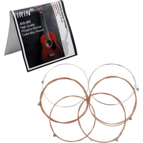 6pcs/set Acoustic Guitar String Accessories Sound Folk Durable Musical Instruments Electric Bass Guitar Strings