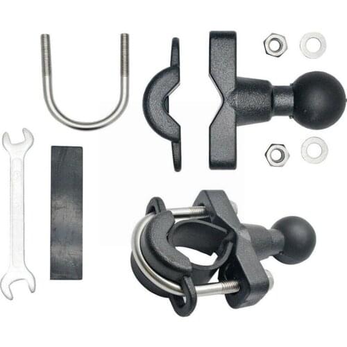 1 Set U-bolt Motorcycle Handlebar Bike Rail Rod Mount For Garmin Base Ball Camera Inch 1 Ram Mount Smartphone For Gopro Son S9Z9