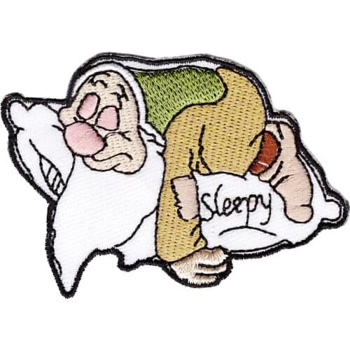 Everybody likes it Sleepy Snow Dwarf Man Christmas Embroidery Designs