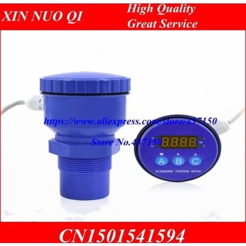 4-20mA integrated ultrasonic level meter/0.36"LED Display ultrasonic sensor / non-contact level measurement device