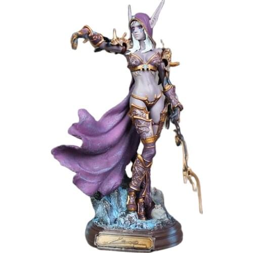World of Warcraft Figure Sylvanas Windrunner 23cm Action Figurine Decoration Ornaments Collectibles Toy Model