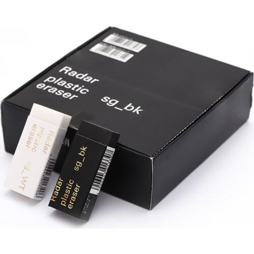 Japan SEED Radar Plastic Students Rubber Black White Color EP-SG-BK120/WT120