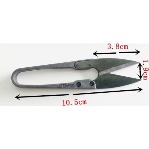 1 pcs U Shape Rust prevention Trimming Scissors Nippers Hand Tool Sewing Thrum Yarn Good Quality Stainless Steel