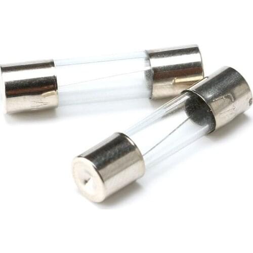 100PCS 6*30 glass fuse fuse fuse 250V 0.5 1A 2A 3A 4A 5A 10A 30A