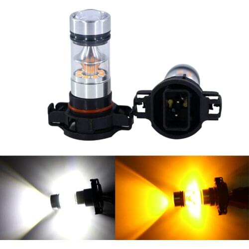 2PC CANBUS No Error H16 LED 5202 PS19W PSY24W LED Bulbs for AUDI A3 8P 2008+ LED DRL Daytime running lights white 6000K 12V