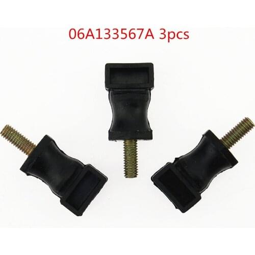 3Pcs Secondary Air Pump Rubber Mount For VW Beetle Golf for Jetta Passat 1999-2006 06A133567A