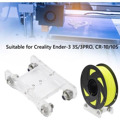 Clear Acrylic Filament Spool Tray Holder PLA FDM Material Shelf for Ender-3 3D Printer Parts