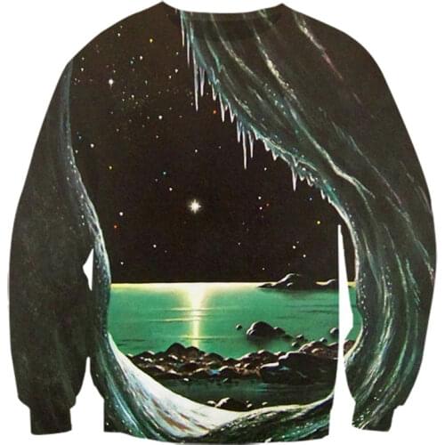 JUMEAST New Hoodies 3D Printing Mens Plus Size Hip Hop Breathable Sweatshirt Blue Men Long Sleeve Hooded Sweatshirt S-7XL