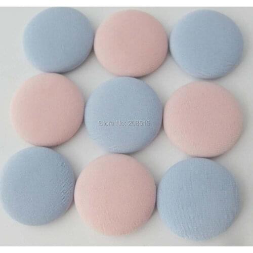 NBNLWG 22mm round covered buttons for clothes ornament 100pcs freshness color DIY supplies