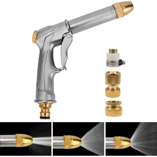 Copper Car High Pressure Gun Washer Nozzle Set For Garden Cleaning Motorcycle Wash Tools Truck Automobile Accessories Universal