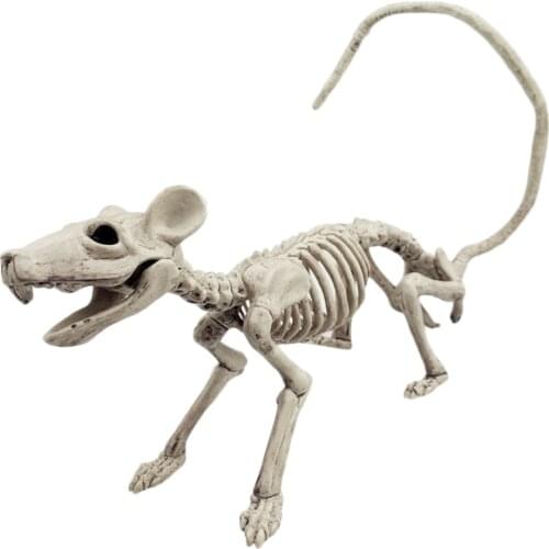 Halloween Assembling Skeleton Simulation Bat Mouse Spider Crow Model Toys Gifts Horror Simulation Halloween Party Decoration