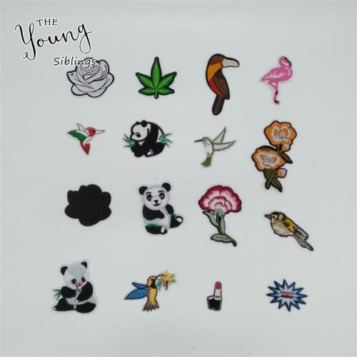 Fashion style Cartoon Patches Hot melt adhesive Applique Embroidery Iron on patch DIY Clothing Craft Accessories C5210-C5226