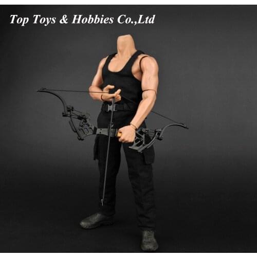 Male Black Vest & Long Pants 1/6 Scale Soldier Clothing Model Toys For 12" Man Action Figure Model Accessory