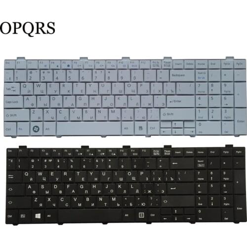 New RU Keyboard For Fujitsu Lifebook AH530 AH531 NH751 A530 A531 Russian Laptop Keyboard black/white