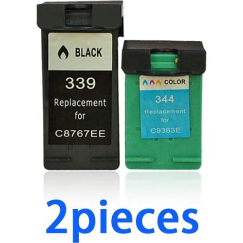XiongCai Compatible ink cartridges For HP 339 344 Photosmart 2575 2610 8050 8150 Deskjet 460 5940 6540 6620 printers For HP344