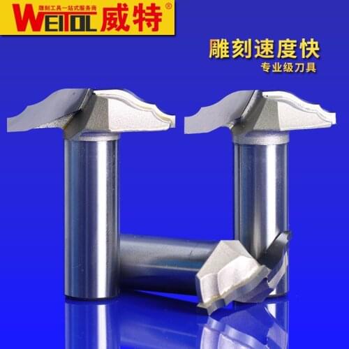 WeiTol 1PCS 1/2 inch Carbide Door cabinet router bits Woodworking Tools for engraving wood