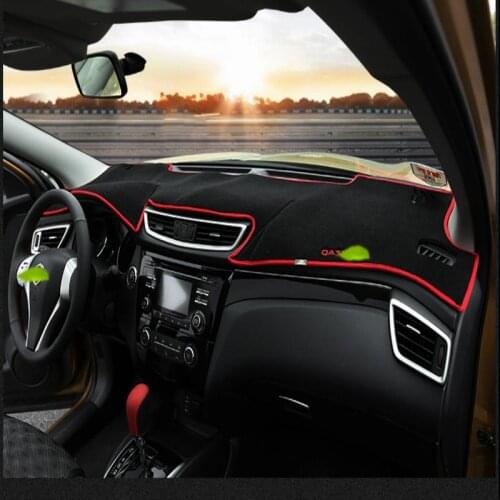 Car Dashboard Protection Pad Central Control Panel Sun Protection Mat Accessories For Nissan Qashqai Car Styling 2016-2019