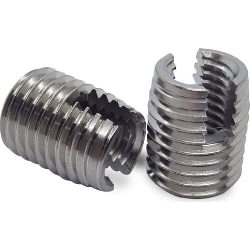20Pcs/10Pcs M2 M2.5 M3 M4 M5 M6 M8 Stainless Steel self tapping thread insert