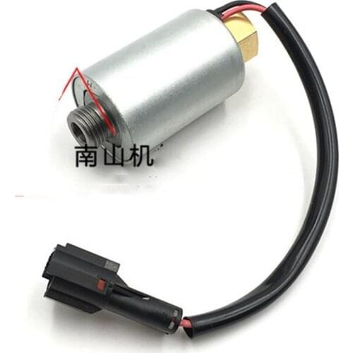 Free Shipping Excavator Parts for Case Sumitomo 120/200/A3 Hydraulic Pump Solenoid Valve Walking Swing Pilot Lock Solenoid Valve