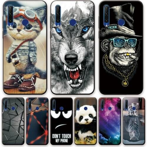 Honor 20 Lite Case For Huawei Honor 20 Lite 6.15 Inches Ru Soft Silicone Cover For Honor 20Lite Cases Cute Coque Honro 20 Lite