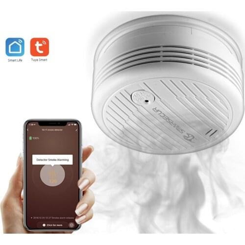 WiFi Smoke Detector Smart Home Smart Life APP Control Wi-Fi Smoke Detectors Wireless Detector Intelligent Home Contr L1