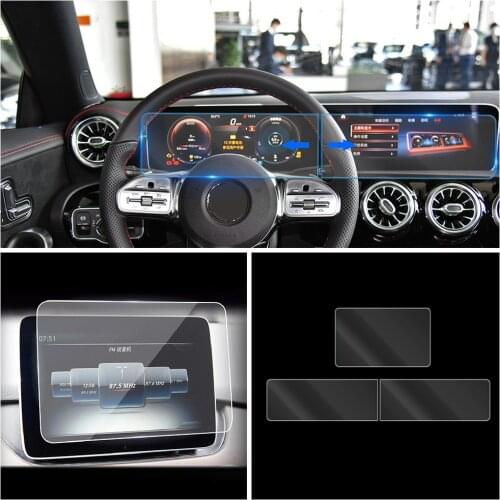 For Mercedes Benz CLA Class CLA180 CLA200 CLA220 CLA250 Car Navigation LCD Screen Tempered Glass Protective Film Anti Scratch