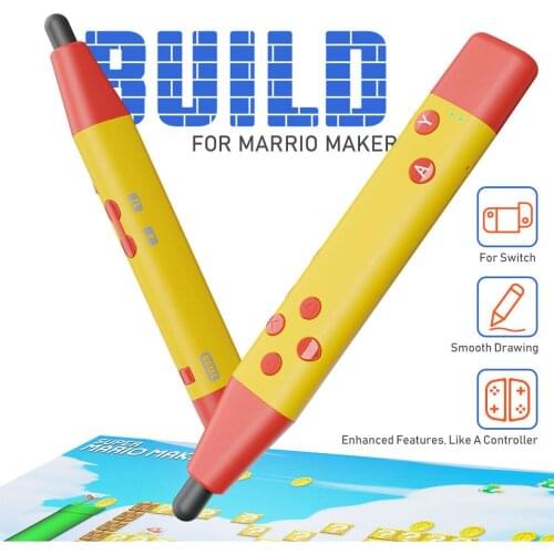 For Super Mario Maker 2 Editor for Nintendo Switch Pen Shape Controller Touchscreen Stylus for Dr Kawashimas Brain Training